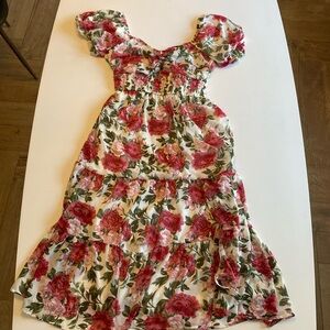 Large Flower Trixxi Dress